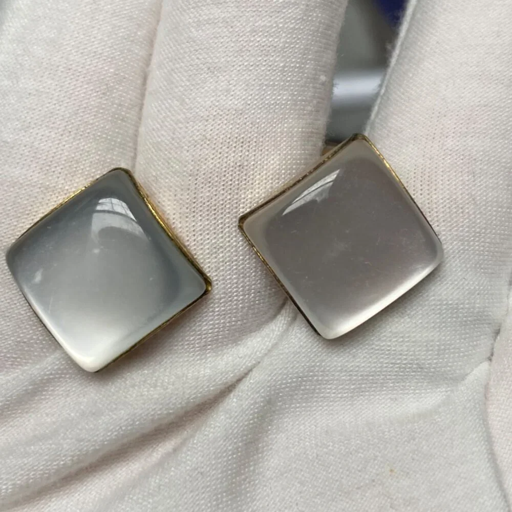 Vintage Mens Cufflinks Tie Clips Lot Gold Silver Tone Mixed Designs Mid Century